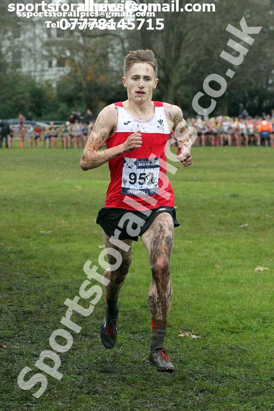 Mens under-20s, 2019 European Cross Country Trials and British Cross Challenge, Sefton Park, Liverpool.  Photo: David T. Hewitson/Sports for All Pics